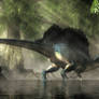 Spinosaurus in a Swamp