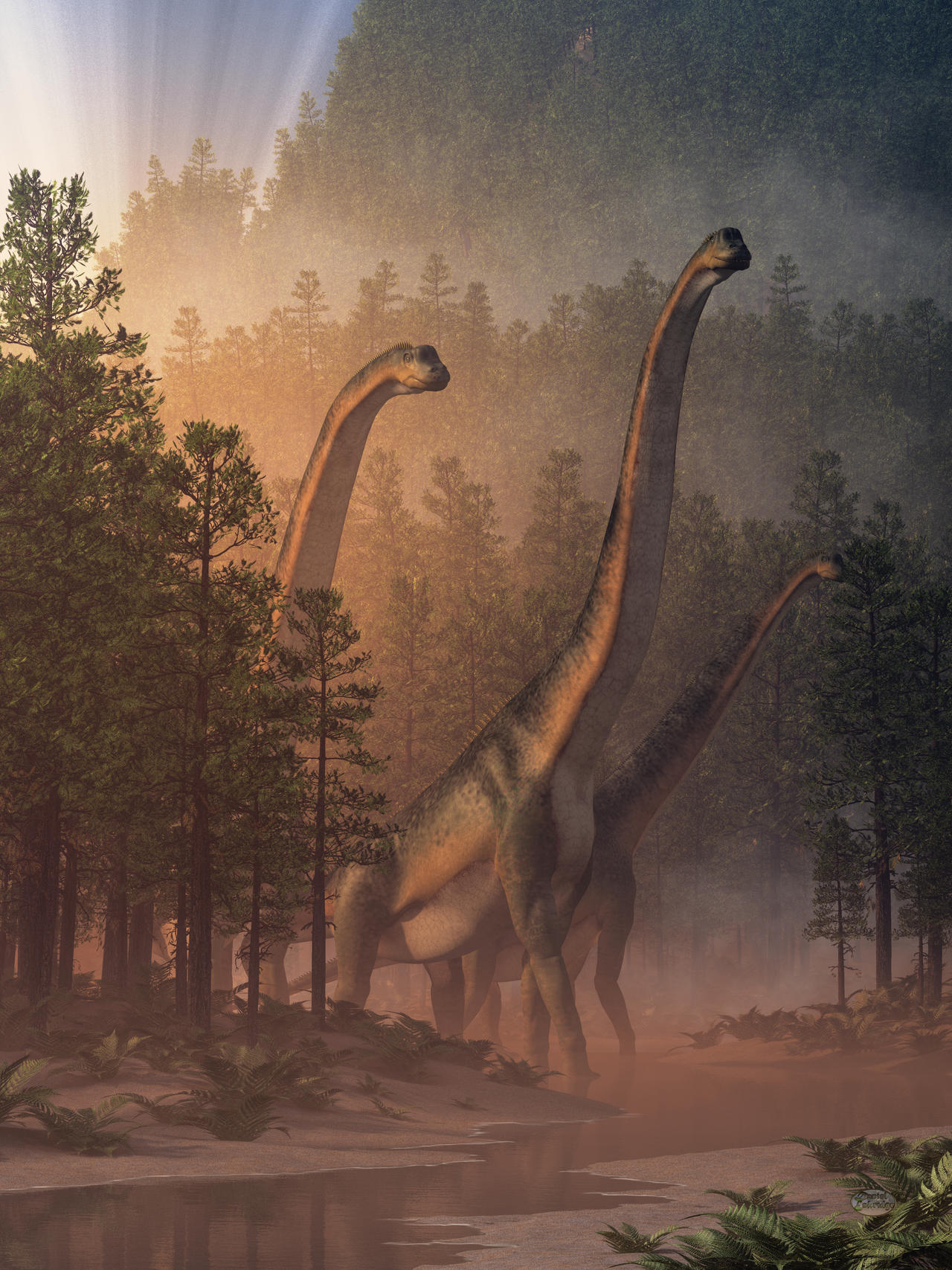 Brachiosaurus Valley by deskridge on DeviantArt