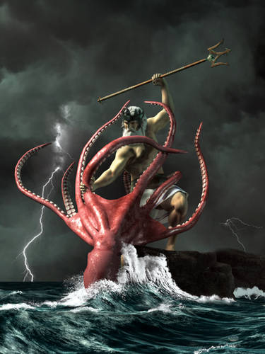 Poseidon vs. the Kraken