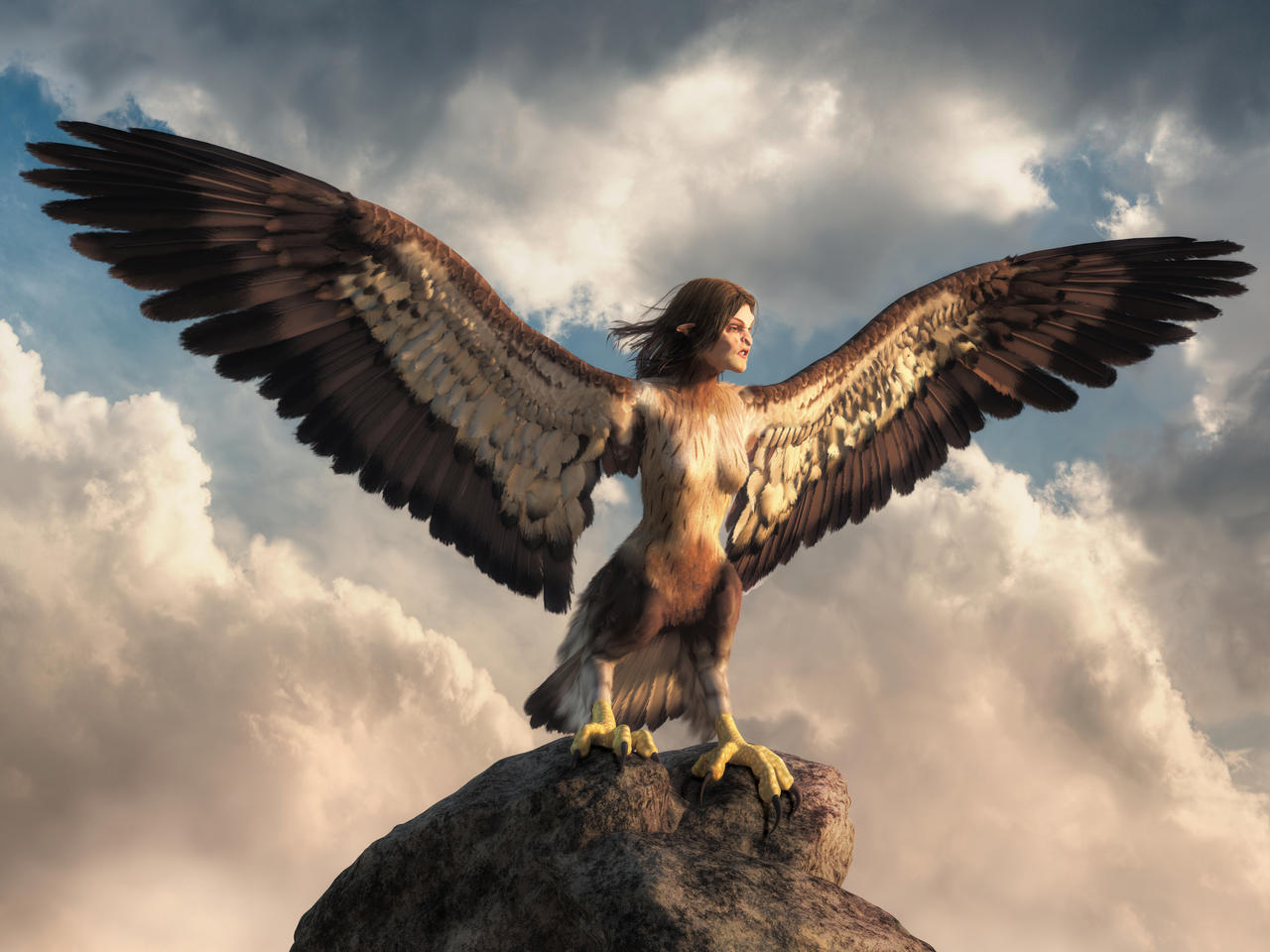 Harpy by deskridge on DeviantArt