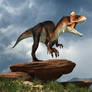 CryophosaurusOnARock