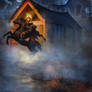 The Headless Horseman at the Covered Bridge