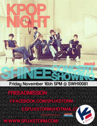 KPOPNIGHT-SHINEECONCERT Poster