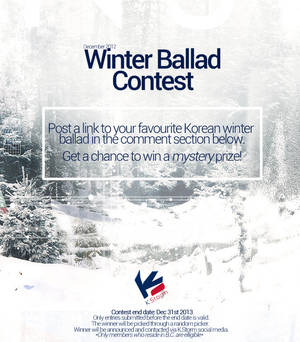 SFU K.STORM Dec 2013 Winter Ballad Contest