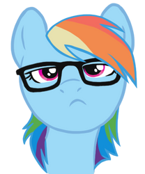 Hipster Rainbow Dash