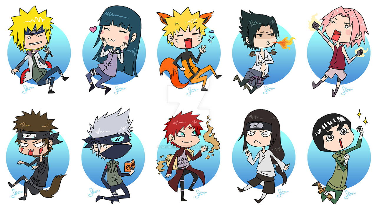 Naruto Characters Chibi By Safirebloom On DeviantArt naruto-characters-chibi-by-safirebloom-on-deviantart