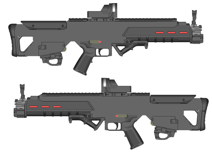 GDI Modular Weapon System (Laser Rifle, RDS) by MisterArtMaster101 on ...