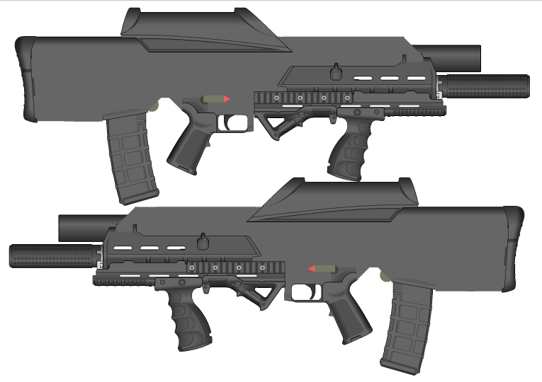 GDI Modular Weapon System Series 2 (G-OICW, ICS) 