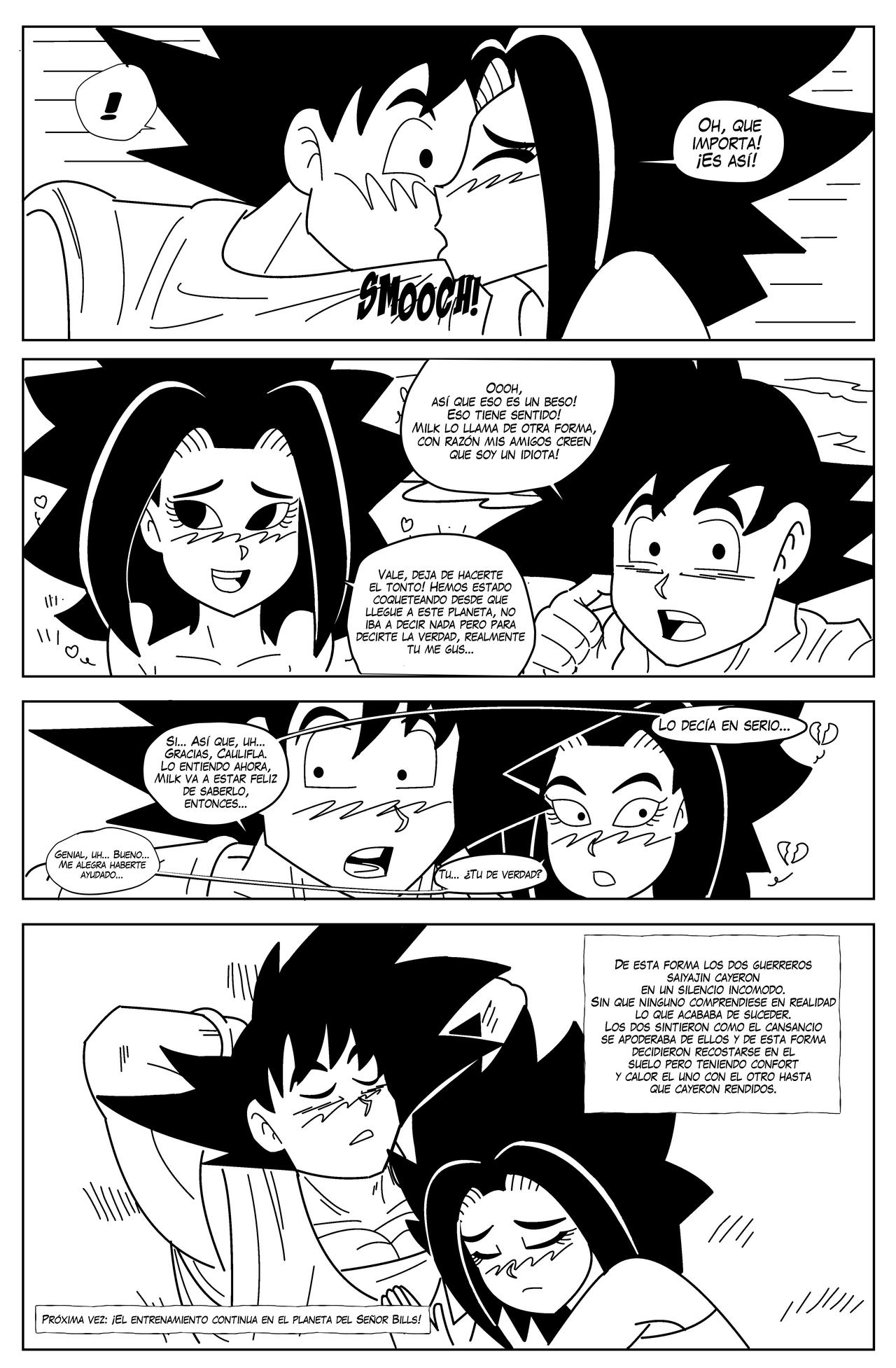 DragonBall:GTH(A Goku X Caulifla Story)ESPANOLP142 by chumpchangedraws on  DeviantArt