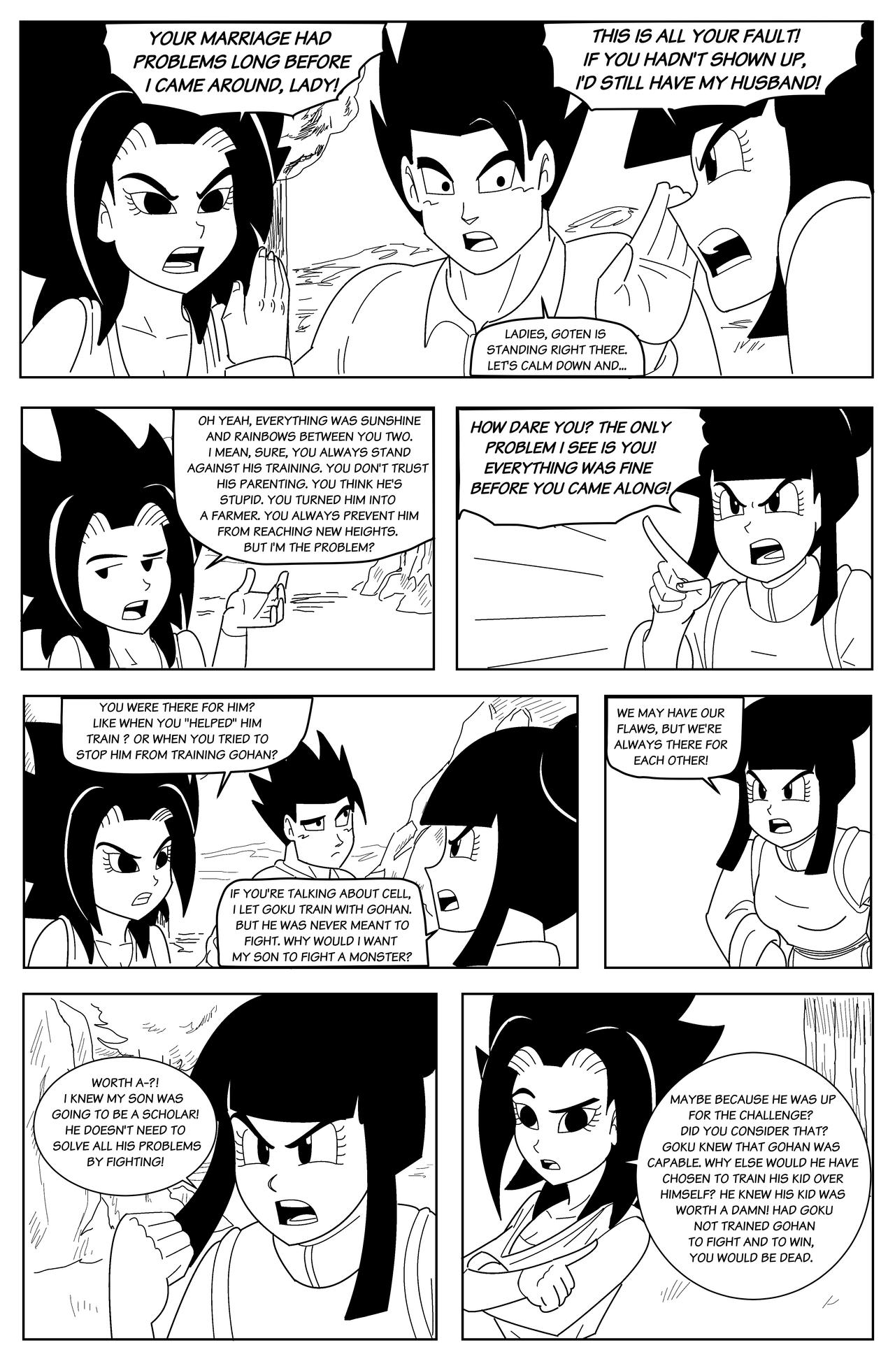 Dragon Ball GTH (a Goku x Caulifla story)CH16P9 by chumpchangedraws on