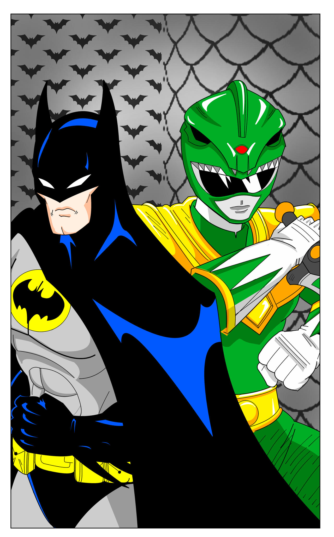 Batman/Green Ranger by chumpchangedraws on DeviantArt