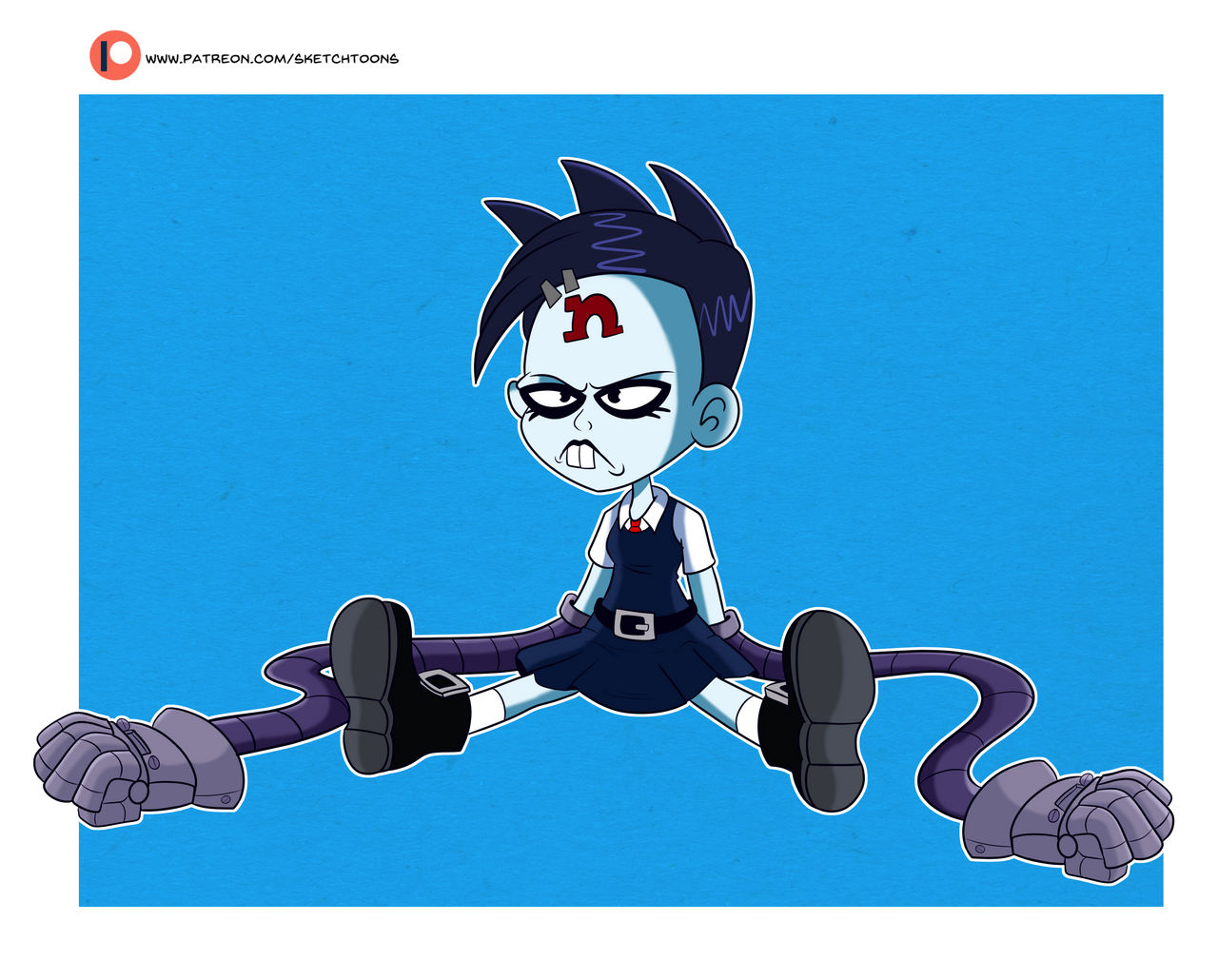 Nina Cortex3 by sketch-toon on DeviantArt