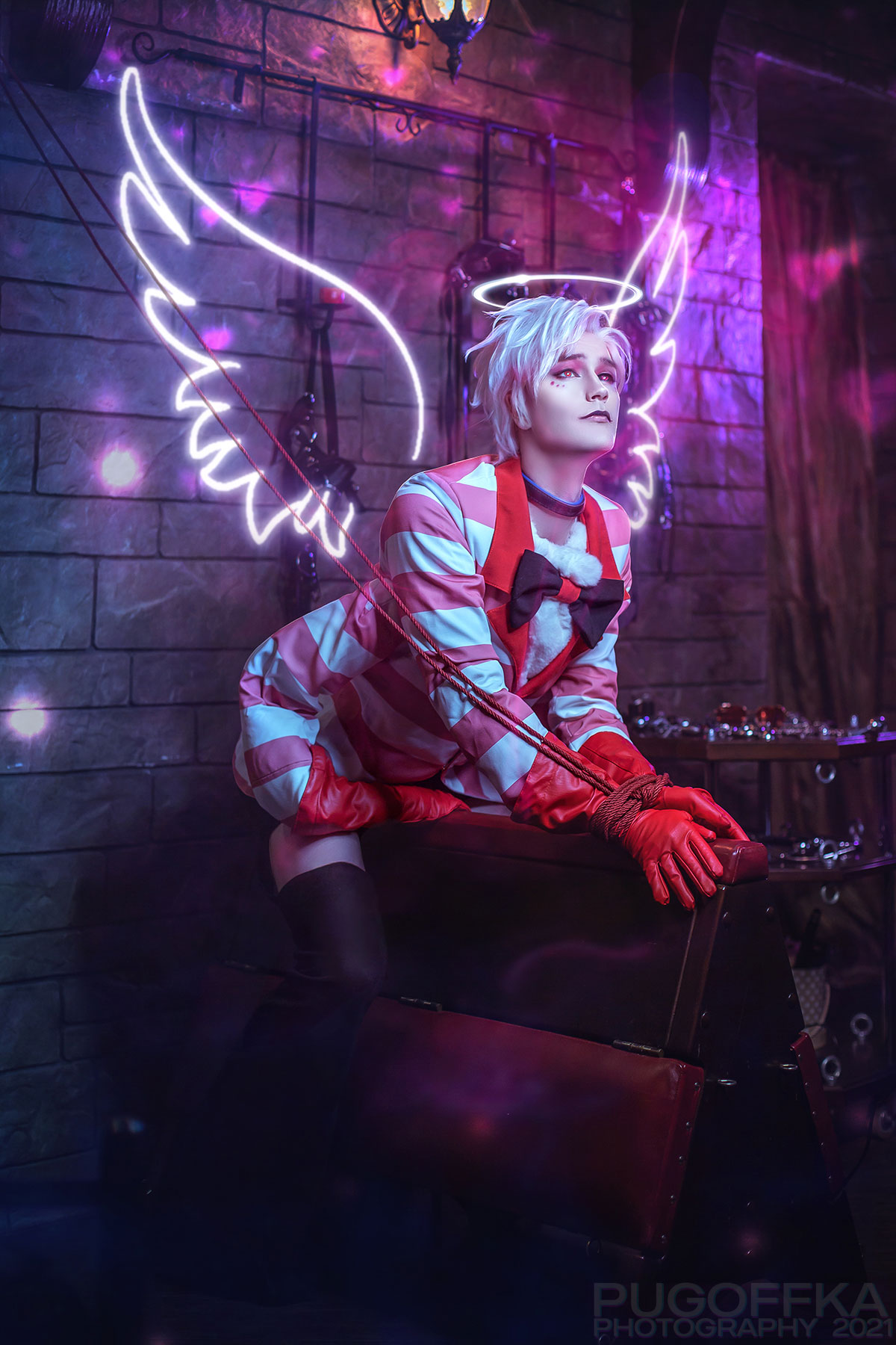 Angel Dust cosplay by Firiat on DeviantArt