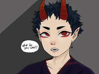 Demon Akaashi !!