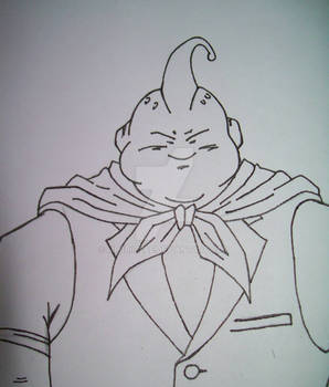 Majin Buu, suited up.