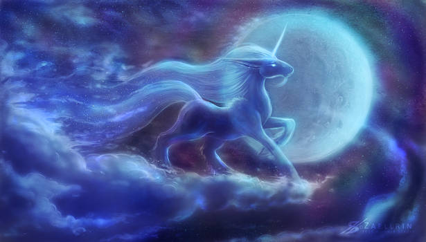 Glowing Unicorn by stephbiscuit on DeviantArt