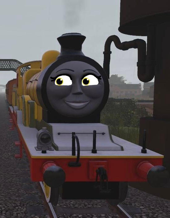 The Yellow Engine Molly The Yellow Engine with eyelashes by aidenkwon100 on DeviantArt