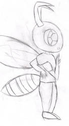 Pretty Wasp Lady