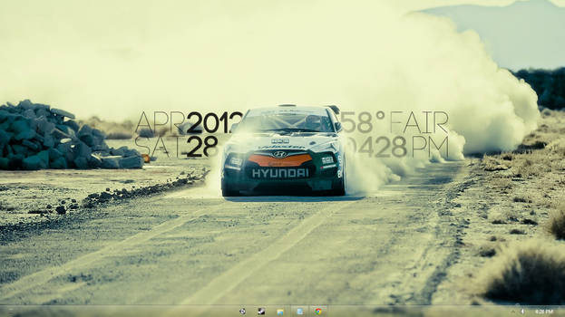 Richard Burns Rally inspired desktop