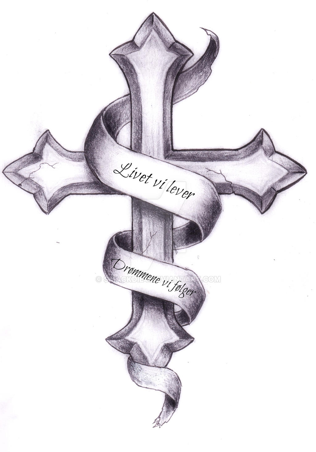 Cross Tattoo By Smackdie4 On DeviantArt cross-tattoo-by-smackdie4-on-deviantart