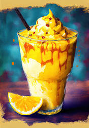 Mango and Orange Lassi