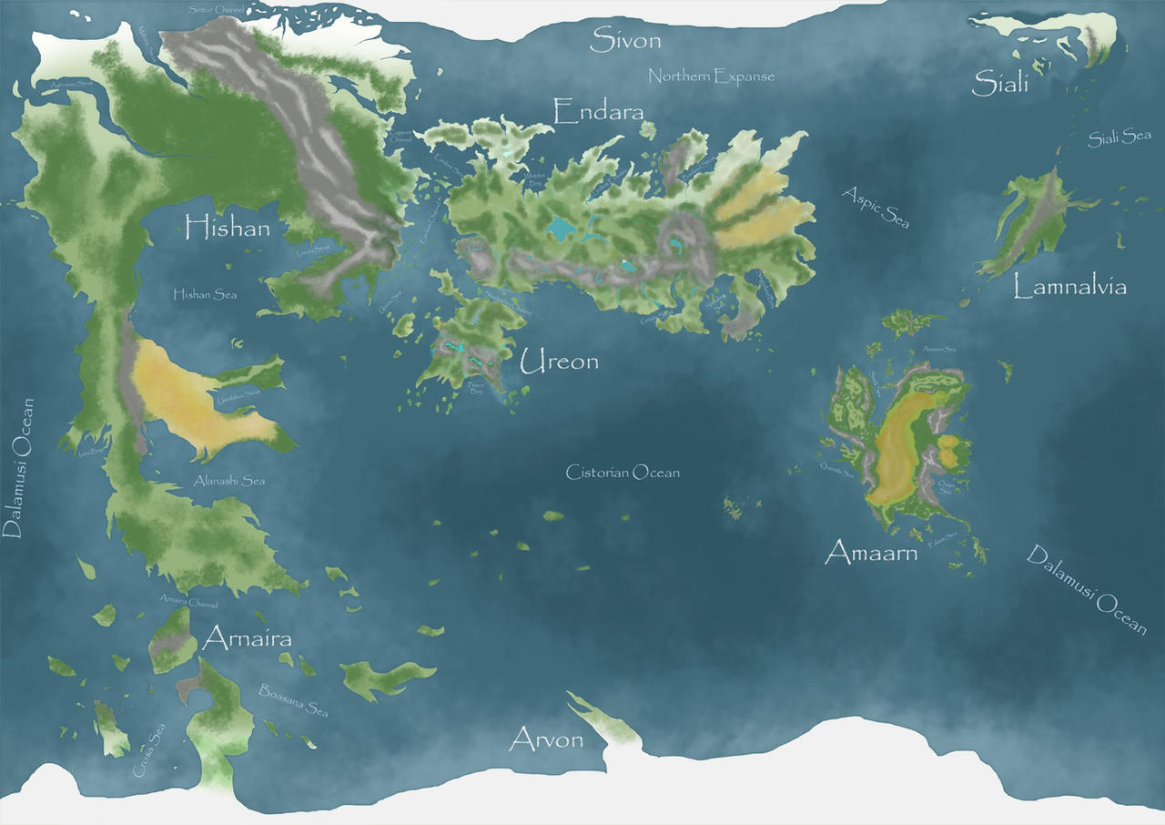 Alos 2 Drawing Alos World Map by KoposArt on DeviantArt
