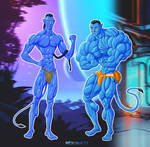 Avatar 3x more muscle size!!! by MCalibur