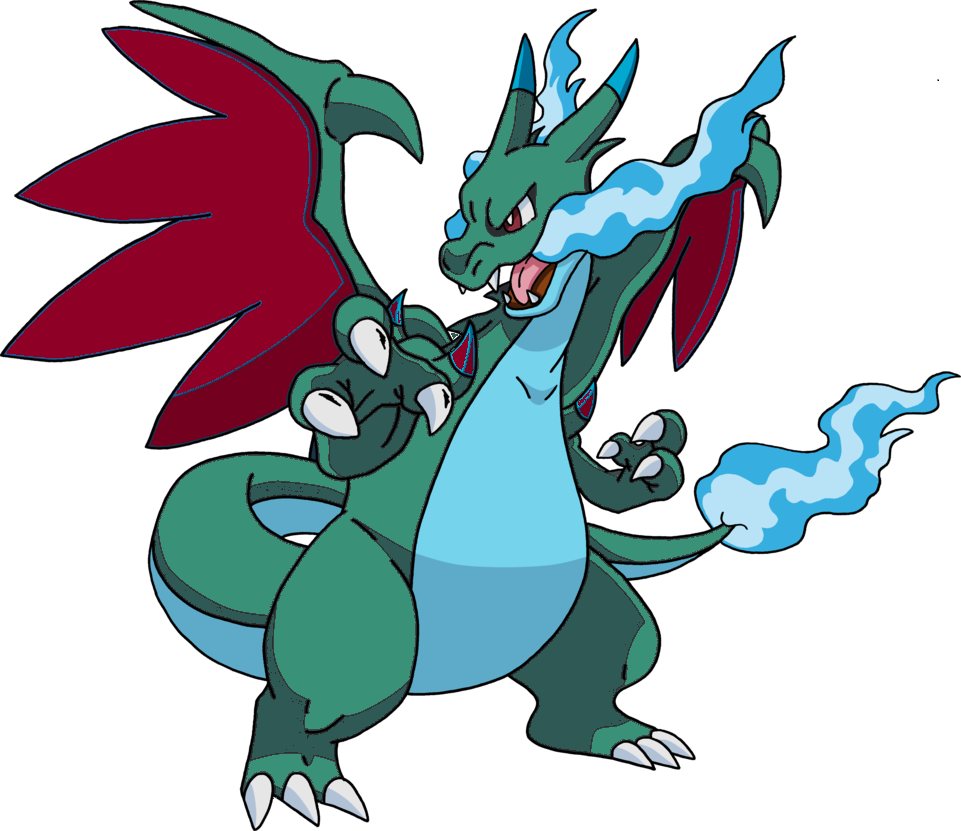 shiny mega charizard X by avatarfan25 on DeviantArt