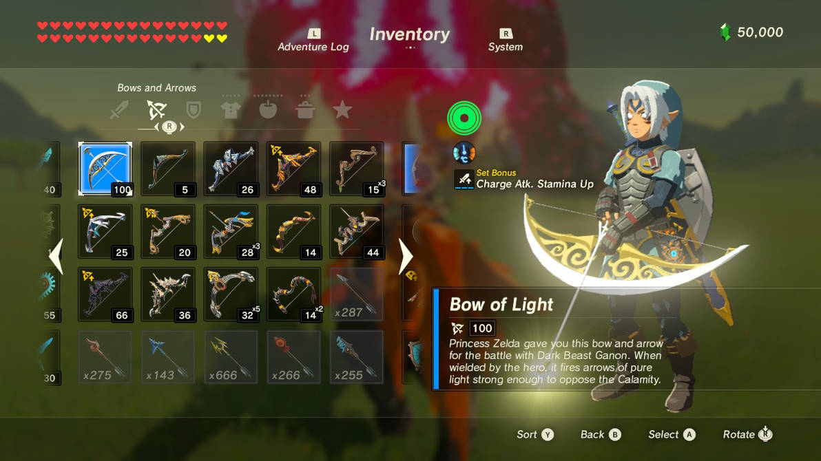 Legend Zelda BotW: Bow of Light KesslerStormblade on DeviantArt