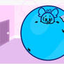 Furry ball blueberry inflation (Sequel)