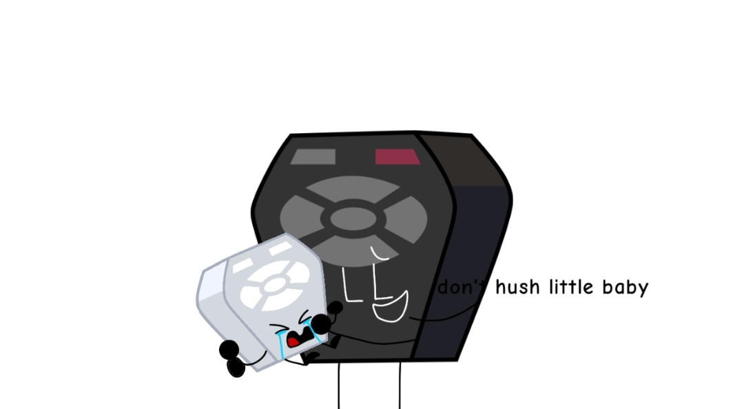 Two Crying Bfdi Bfdi baby riddy crying and Remote by RemotePocket12 on DeviantArt