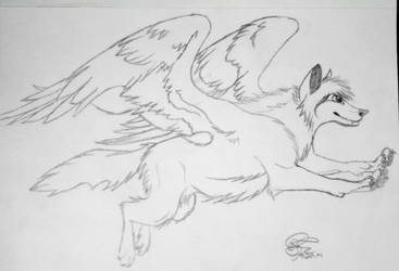 Winged Wolf