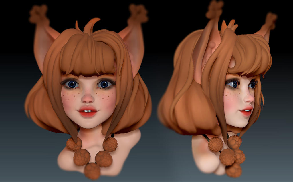 little squirrel. wip by Ketka