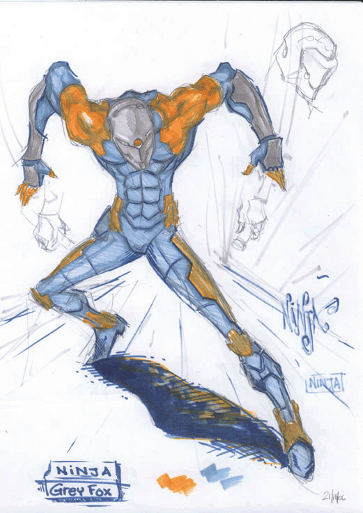 Metal Gear Solid Ninja Sketch