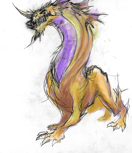 Dragon Color Sketch