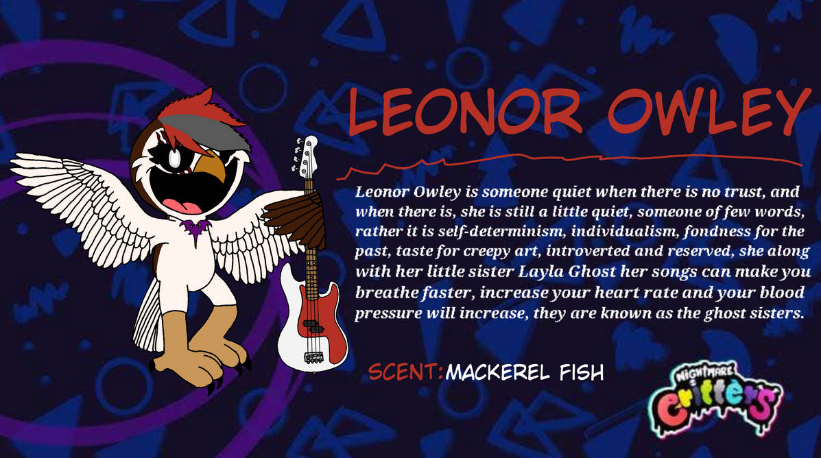 Leonor Owley (Nightmare Critters OC) description by Sh4dowRoxy on ...