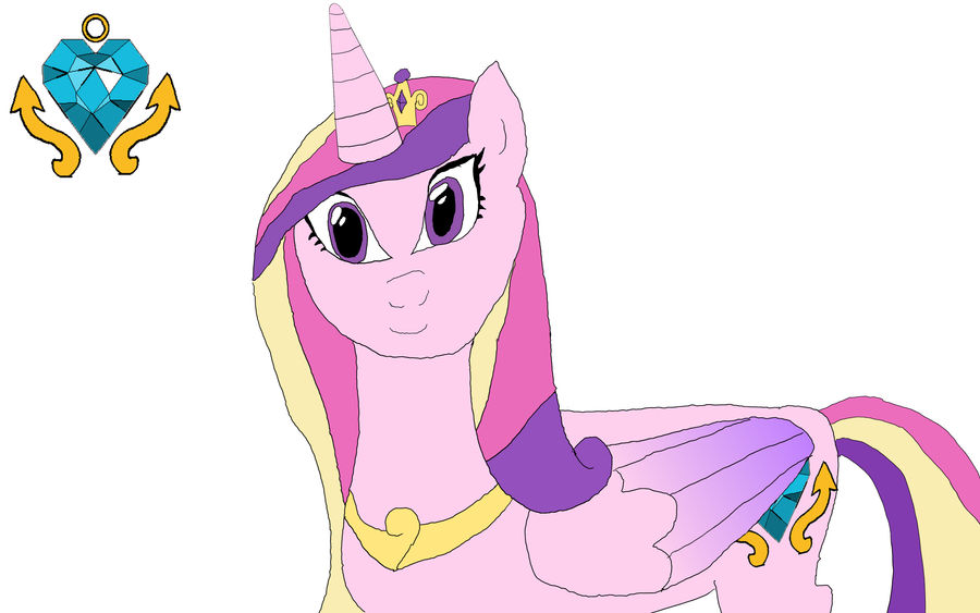 Princess Cadence Rough-ish sketch