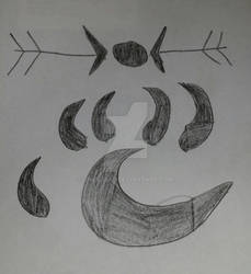 Symbols on Moose's Chest and Stomach