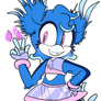 Aquamarine the sea slug