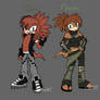 Toshi and Naomi the Echidnas