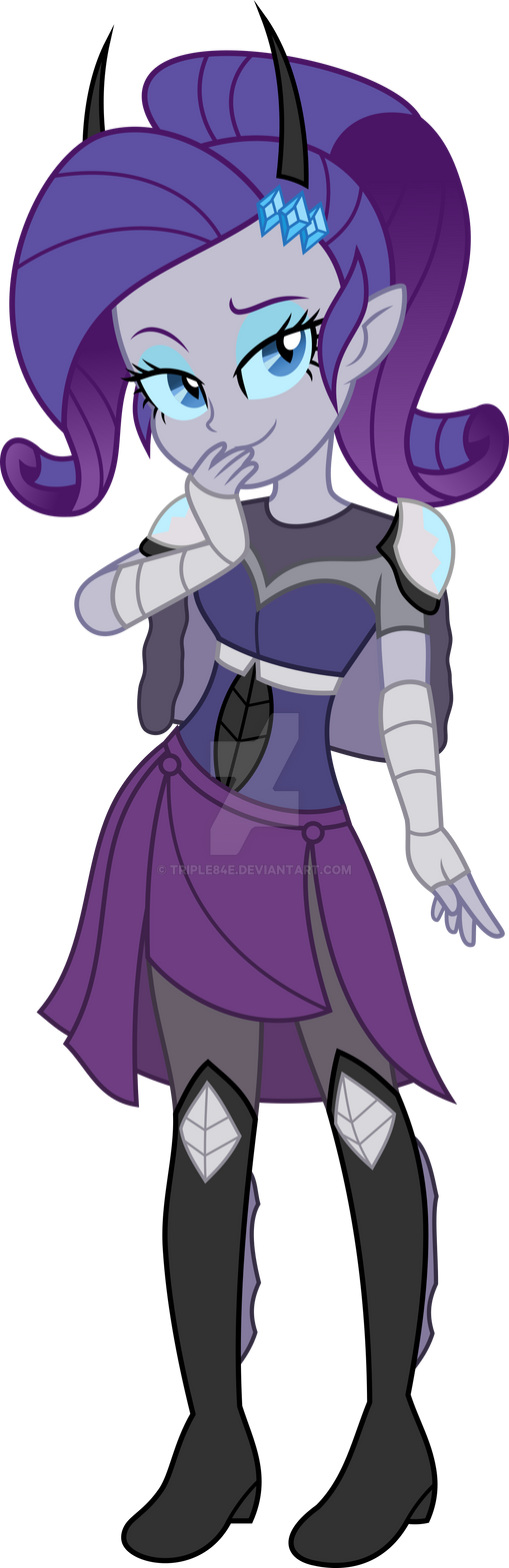 Demonized Rarity the Demon of Greed by TRIPLE84E on DeviantArt