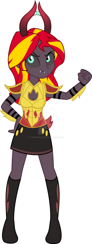 Demonized Sunset Shimmer the Demon of Pride