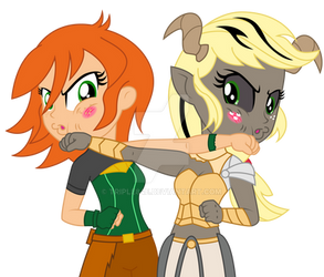 Chrystine Mirage vs Demonboom Applejack