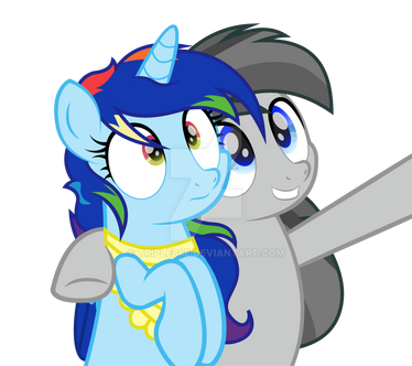 Spirit and Windy Selfie