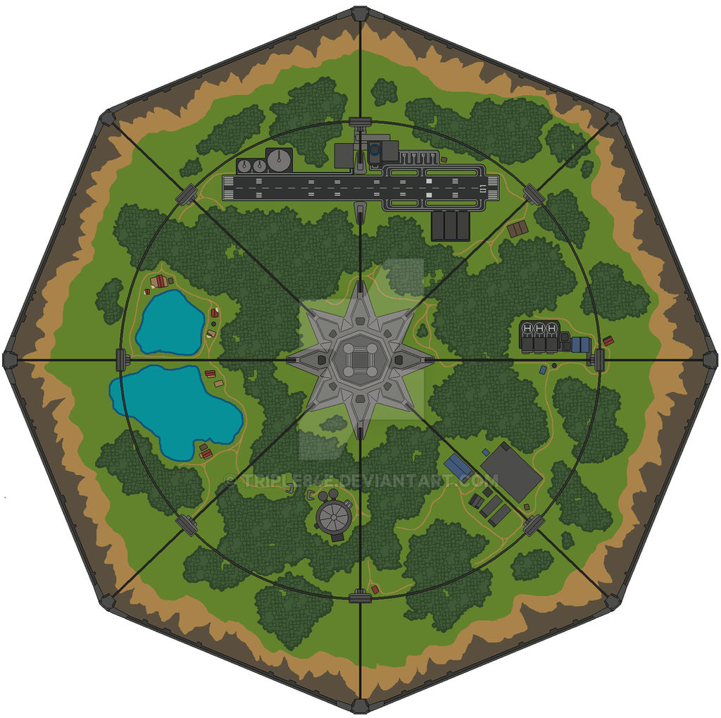 Dahak's Floating Castle Island