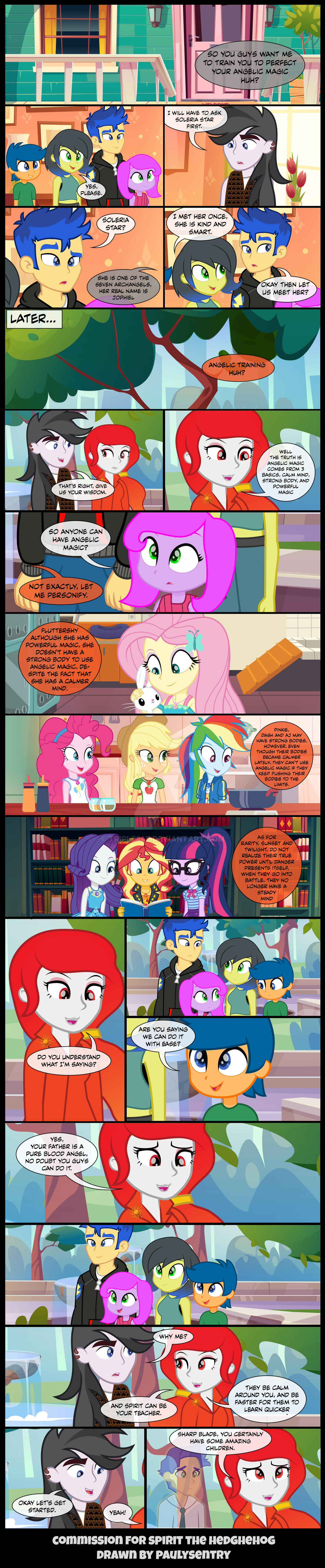Sentry Siblings Learns about Angelic Magic