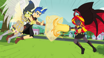 Final Fight against the Demonbooms