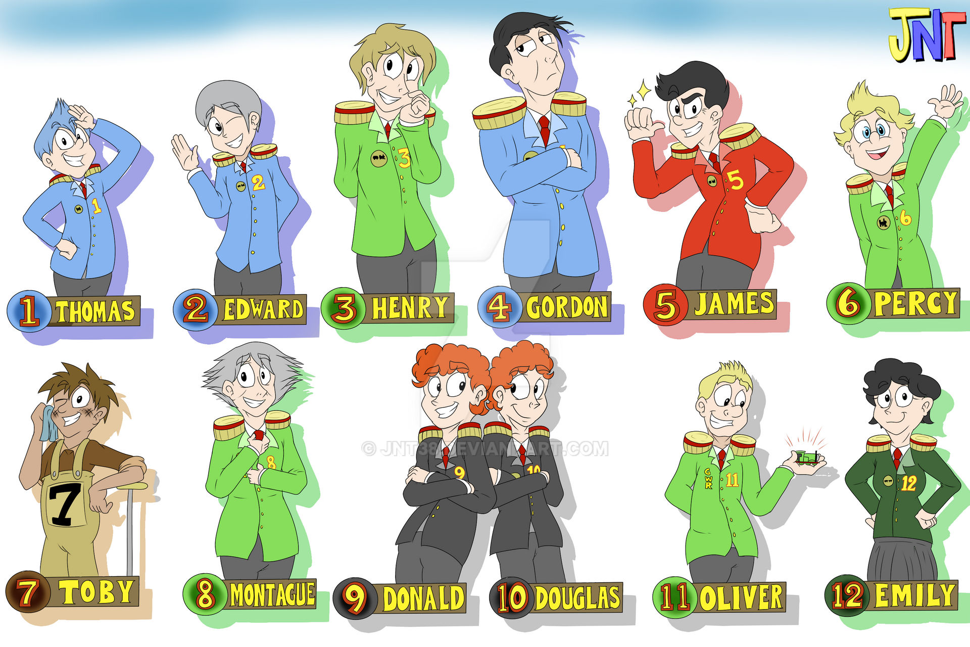 Human Deviantart Thomas Humanized by JNT38 on DeviantArt