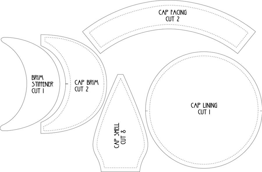 Flat Cap Pattern by Lastwear