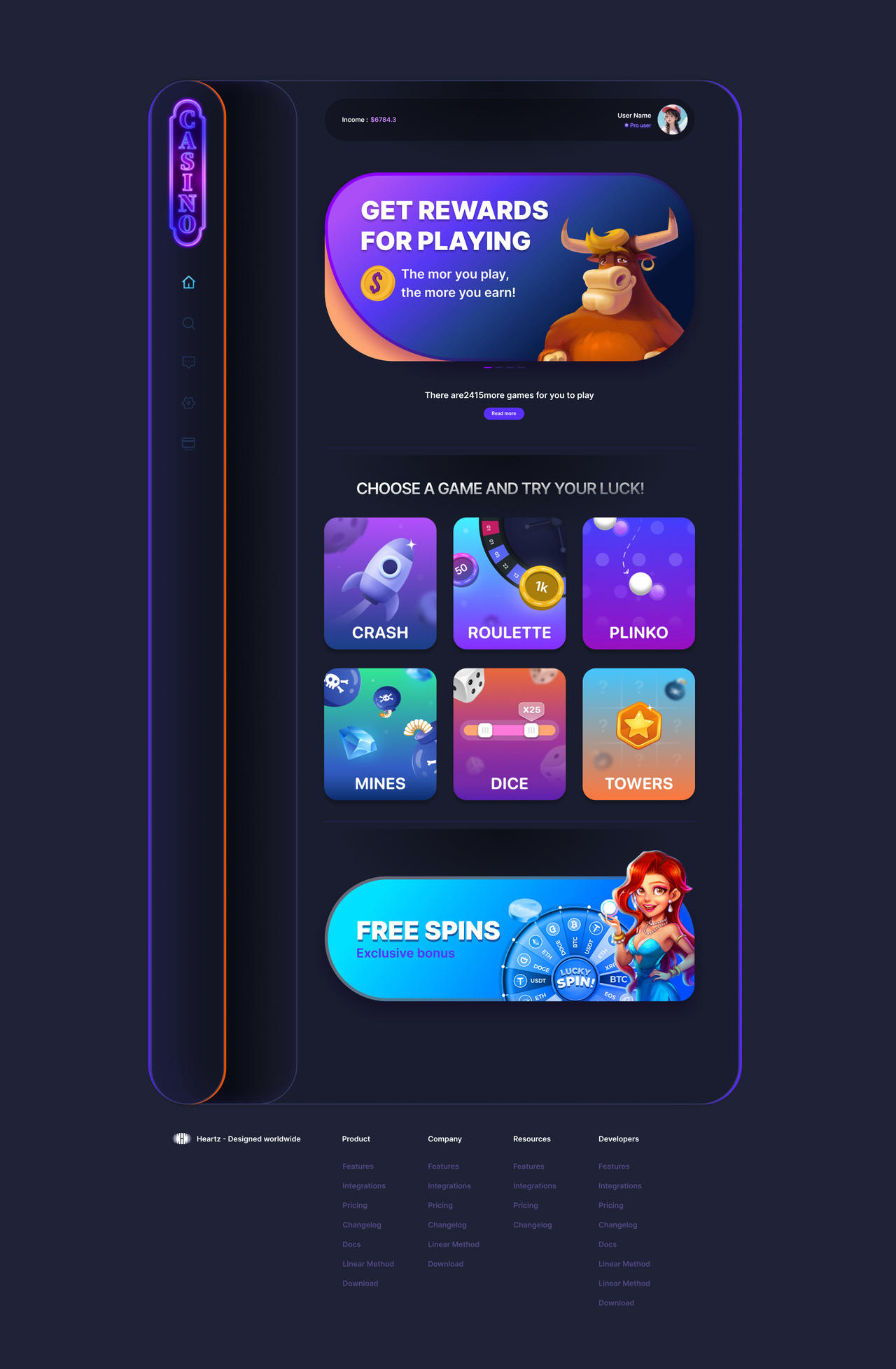 Deviantart Ui Online Casino UI by Mojtaba-Sharif on DeviantArt